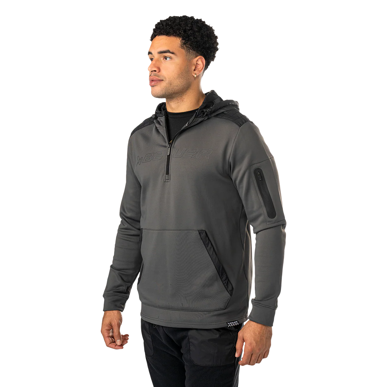 BAUER Cold Front ½ Zip Hoodie Senior - Image 2