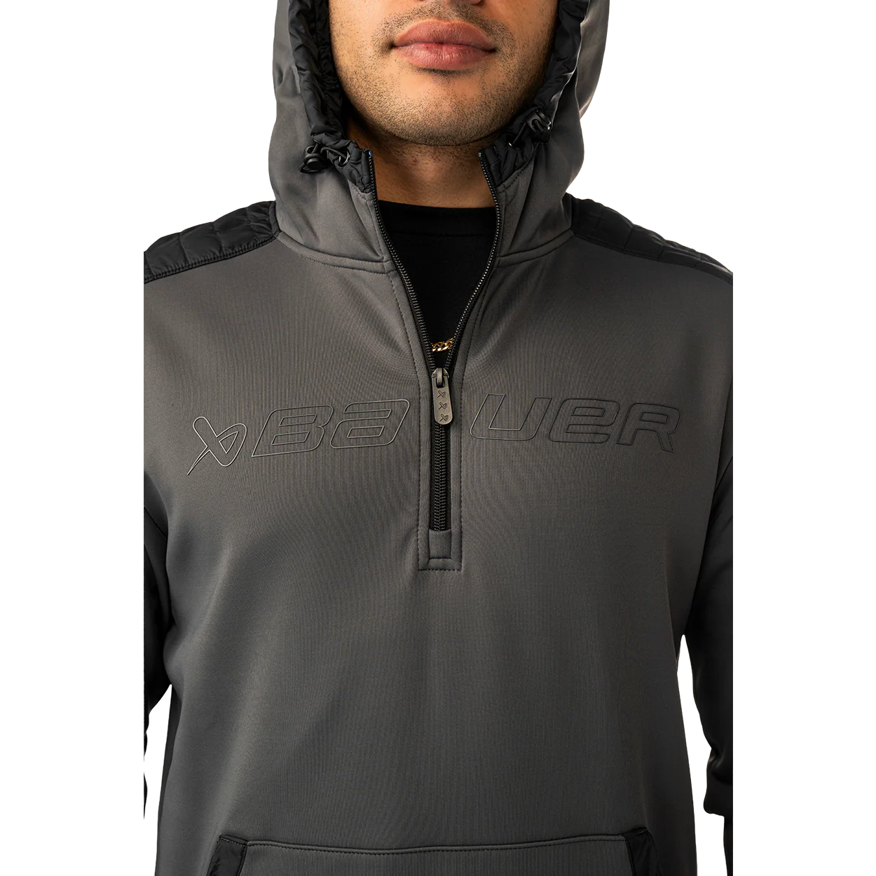 BAUER Cold Front ½ Zip Hoodie Senior - Image 7