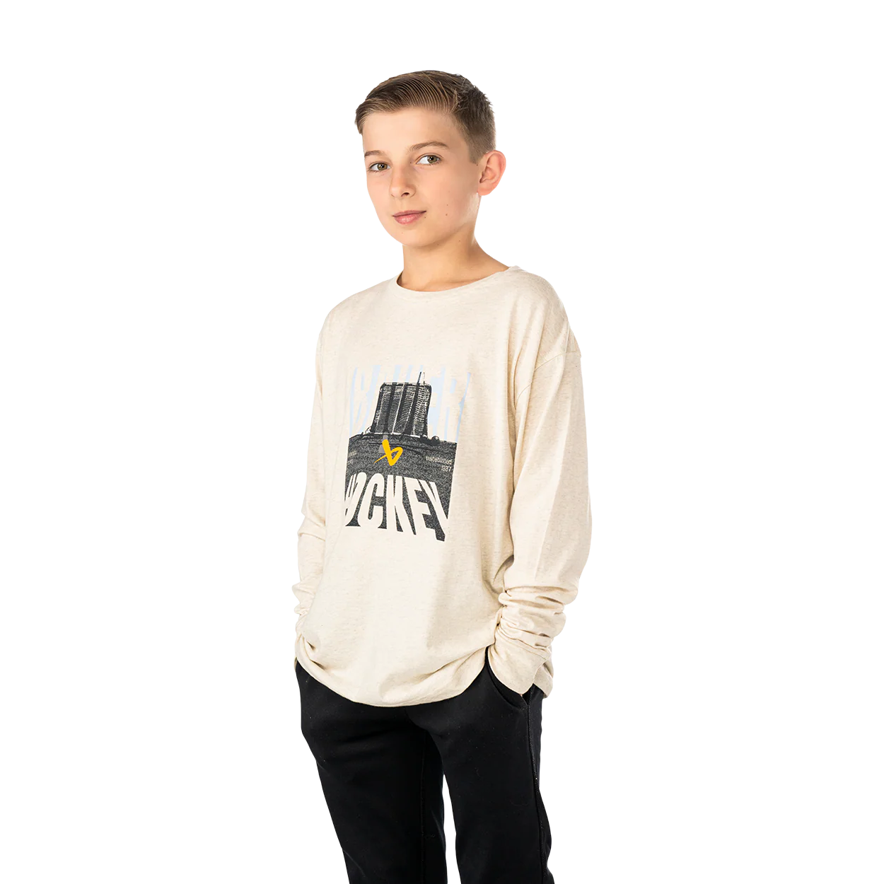 BAUER Foundation Long Sleeve Youth - Image 2