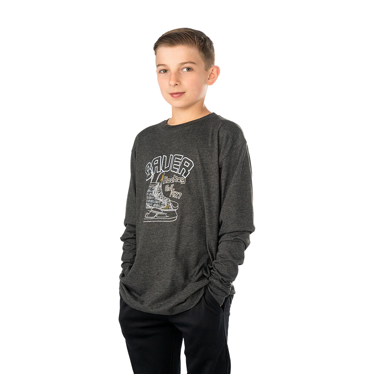 BAUER Foundation Long Sleeve Youth - Image 5