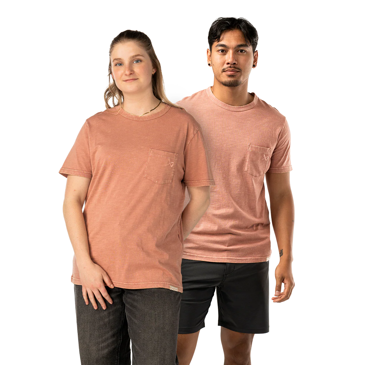 BAUER POCKET TEE ASH ROSE SENIOR