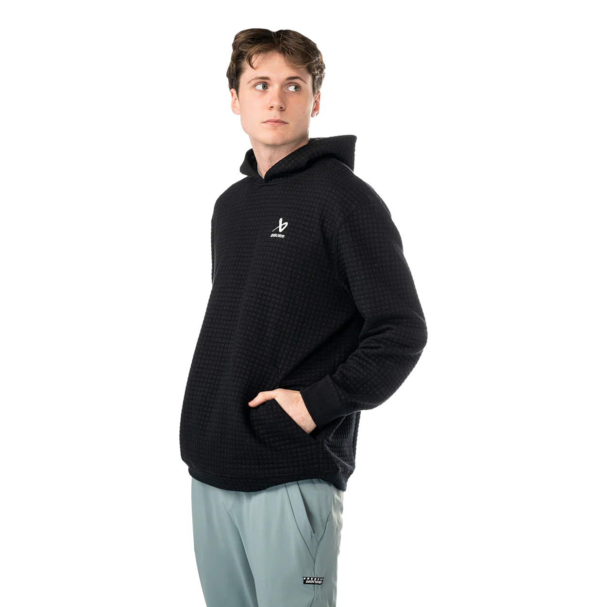 BAUER Tundra Quilted Hoodie Senior - Image 2