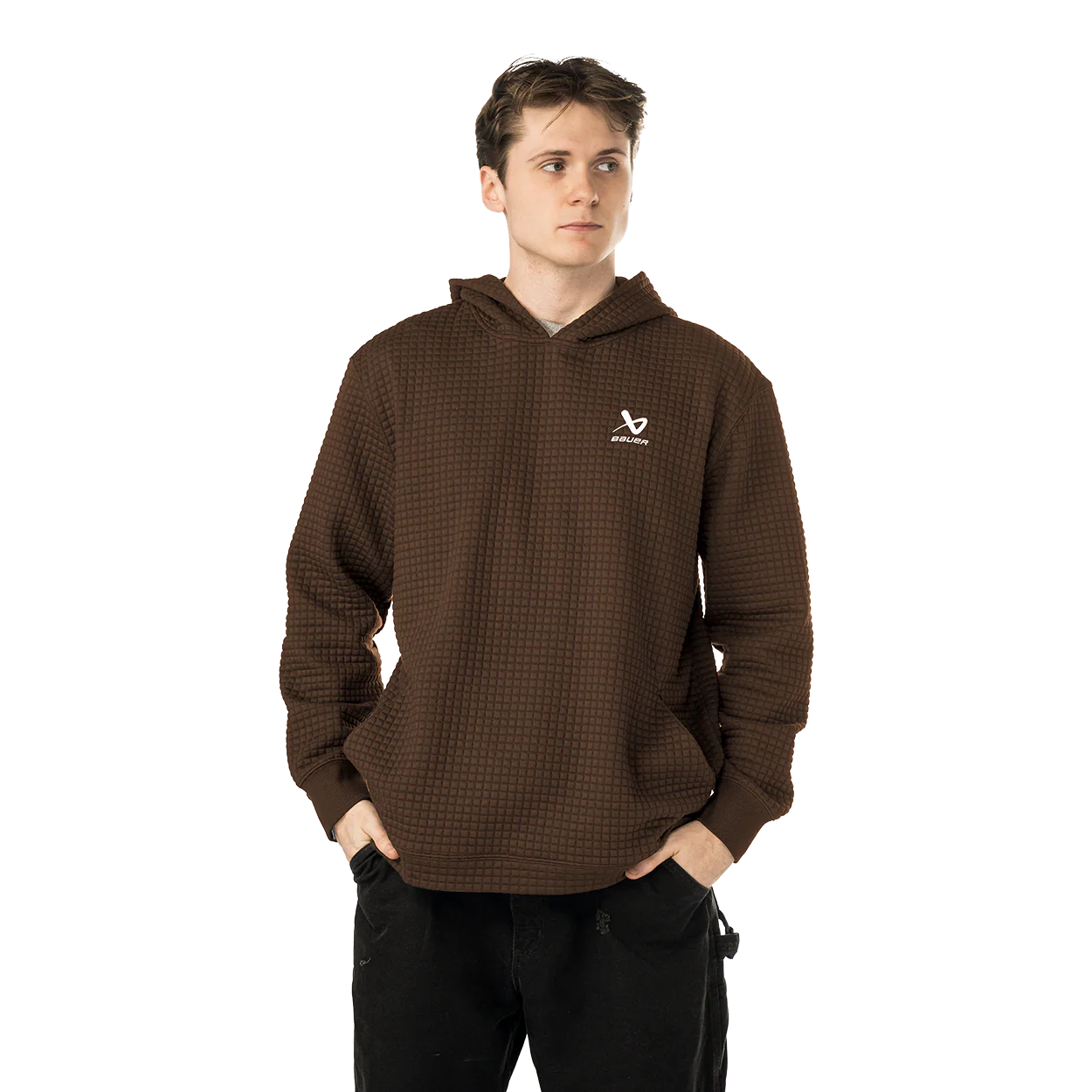 BAUER Tundra Quilted Hoodie Senior - Image 4